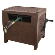 Retractable Garden Hose Reel Outdoor Watering Lightweight Hideaway Yard Organize