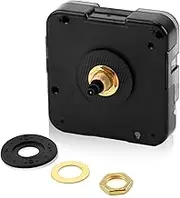 Replacement 12888 Battery Wall Clock Movement Silent Mechanism Motor Tool Replace Points, DIY Wall Clock Part Repair Kit Precise Sweep Compatibility No Hands Easy Installation (Axis length 16mm)