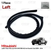 Rear Lh Door Rubber Weatherstrip Seal Fits Mitsubishi L200 Triton 4Dr 2006 2014