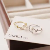在飛比找momo購物網優惠-【UME.Acce】天然淡水珍珠純銀戒指(S925純銀 鑽 