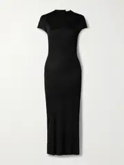 [KHAITE] KHAITE - Yenza Jersey Maxi Dress - Black - x small x small Black