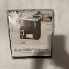 Richards Homewares Micro Fiber Deluxe Twelve Champagne Flute Case Gray