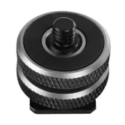 Flash Shoe 3/8 &apos;to 1/4&apos; Inch Microphone Screw For Flash Hot Shoe Fit