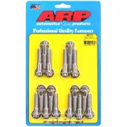 ARP Intake Manifold Bolt Set 455-2101; Polished 12pt Stainless Steel for BBF
