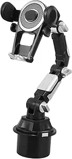 LOORGVEL Multi Functional Car Phone Holder with Adjustable Arm Rotation for Dashboard and Windshield Secure Vehicle Phone Cradle for