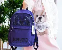 在飛比找Yahoo!奇摩拍賣優惠-Kenzo Tiger Backpack 大型虎頭後背包 丹