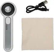 30X Handheld Magnifier LED Lighted Magnifier Glasses Magnifying Glass with Battery Indicator for Reading Small Print Elderly Children