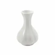 White Curved Texture Mini Bud Vases, Wedding Centerpiece, Home Decor, 3 Pieces