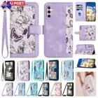 Leather Case Wallet Cover Strap For Samsung A55 A35 A15 05S A54 A14 A73 A13 A52