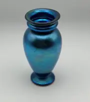 Steven Lundberg Glass Art | Iridescent Vase | Signed 2003