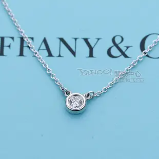 Tiffany&Co. 0.10克拉鑽石925純銀項鍊