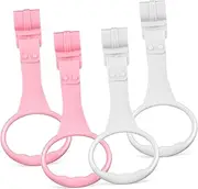 ERINGOGO 4Pcs Walking Assistant Rings Ergonomic Hand Pull Rings for Playpen and Durable and Eye Catching Design for Safe Standing Training Tools