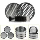 Garden Sieve Metal StainlessSteel Meaty Garden Riddle Soil Sieve Mesh 6-12mm