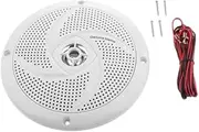 ISTOVO 6.5Inch Marine Speaker Waterproof 60W Boat Speaker Audio Amplifier Loudspeaker with Cable for Boat Marine Car RV Sound