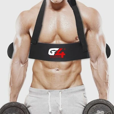 G4 Arm Blaster Weight Lifting Bicep Isolator Curl Triceps Power MMA Gym Workout
