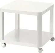 [IKEA] Tingby Side Table On Casters White 202.959.30 Size 19 5/8x19 5/8"