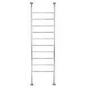 Radiant 700 x 2700mm Round Floor Ceiling Heated Towel Rail Polished FC-2700X700