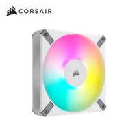 在飛比找PChome24h購物優惠-海盜船 CORSAIR AF120 RGB ELITE 白色