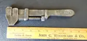 NOS MINTY - J.H Williams Railroad Special Whitman & Barnes 8" Adjustable Wrench