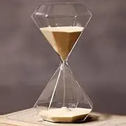 Large Hourglass Timer,Creative 30 Minutes Timer Glass Golden Hourglass Rotating Hourglass,for Kitchen TTF