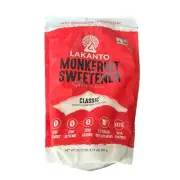 Lakant Monkfruit White Sugar Substitute, Zero Calorie,- 1.76 lb (Pack of 3)