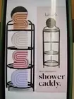 Black Shower Caddy Bar Soap Holder