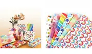 bulk 50 Cheerful Gift Wrap 70cmx3m 38mm Core