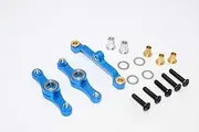 Tamiya TT-01 Upgrade Parts Aluminium Steering Assembly with Bearings - 1 Set Blue