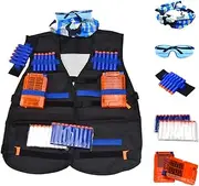 Tactical Nerf Vest for Nerf N-Strike Elite Series with 20 Refill Darts