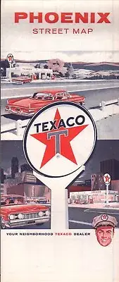 1964 Texaco Road Map: Phoenix NOS