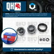 Wheel Bearing Kit fits VW CADDY Mk2 1.6 Rear 97 to 99 QH 211405645D 311405625F