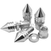 4pcs Speaker Anti-Shock Spike Isolation Stand Feet Speaker Cone Foot Nail M8*36