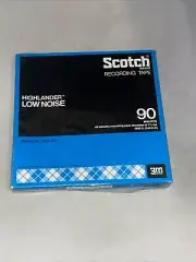 Scotch Highlander low noise 90 minute reel to reel tapes Sealed