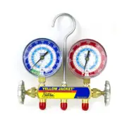 Yellow Jacket 42005 2-Valve Series 41 Test/Charging Manifold, Gauges