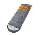 C133 Outdoor Adult Sleeping Bag Single Field Camping 4 Seasons Envelope Sleeping Bag Lunch Break Travel Camping Gear Equipment-Grey