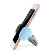Car Air Vent Mobile Phone Holder Blue - One Size