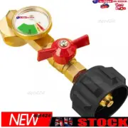 Propane Refill Elbow Adapter W/ Gauge For 1Lb Bottle Tank 20-40Lbs Cylinder™⇧