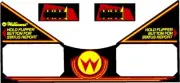 F-14 Tomcat Pinball Machine Apron Decal Set
