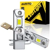AUXIFoglight H3 Bulbs Xenon 6500K White LED Conversion Kit Day Running Light Y (for: Smart)