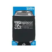Engineer Noun - Funny Novelty Stubby Holder With Base