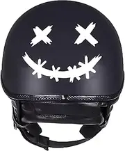 Motorcycle Helmets Smile Decal - Waterproof and Decorative Smile Face Decals for Cars | Helmets Stickers, Smile Bike Sticks for Cars Electric Bicycles Motorbike Helmets Borato