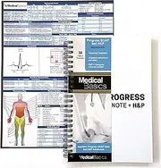 Progress & H&P + 4 Day SOAP Notebook - Progress Note + Medical History and Physical notebook, 50 templates with perforations
