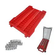 Milwaukee Packout LP Compact Compatible Husky 3/8" Bit Socket Set Tray