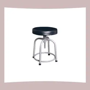 瑞士308螺旋升降工作椅(灰腳)-黑皮厚墊 23102376033