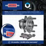 Wheel Bearing Kit fits FORD GALAXY 2.0 Rear 2015 on B&B 1864632 2027332 2283112