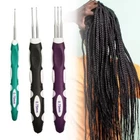 6Pcs/Set Hair Extension Dreadlock Crochet Hook Micro Hook for Hair Braid Making