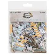 49 And Market Chipboard Set-Words, Krafty Garden