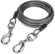 Heavy Duty Dog Tie Out Cable - Come in 2 Thicknesses - Perfect for Large