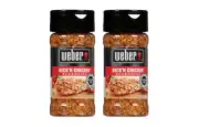 Weber Kick'n Chicken Seasoning, 2.5 ounce Shaker. 2 Pack. Gluten-Free, No-MSG
