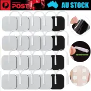 20-100x Tens Machine Replacement Electrode Pads Gel Self Adhesive 4X4cm Reusable
